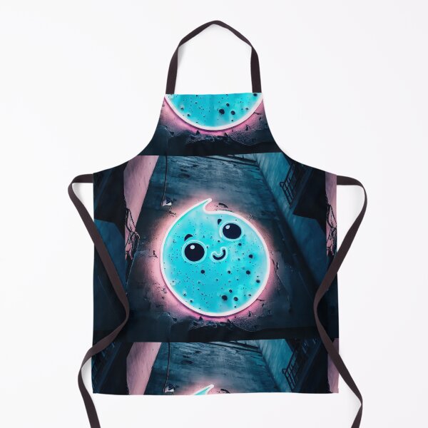 Item preview, Neon light on urban wall: smiling moon  designed and sold by Reinvention.
