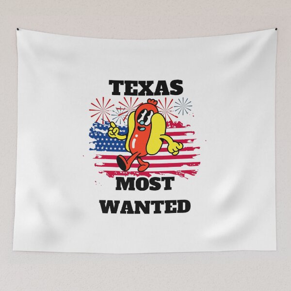 Item preview, 4th Of July, TEXAS Most Wanted Wiener designed and sold by ShopULove.