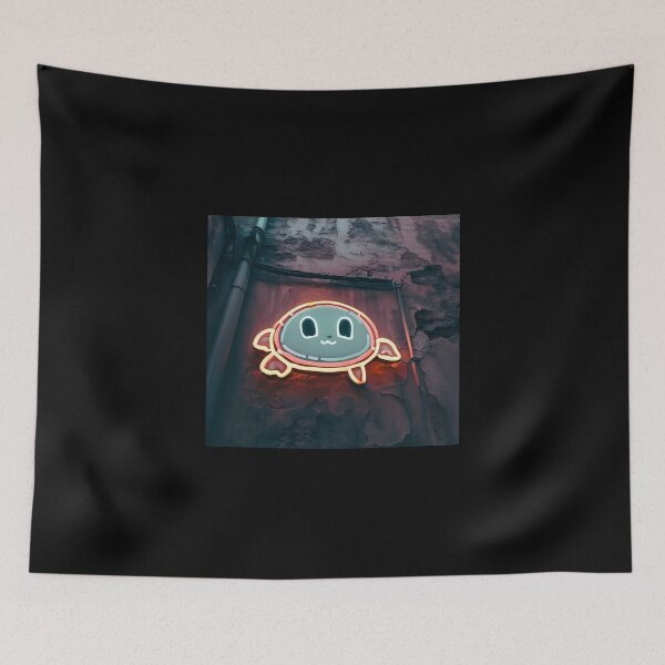 Item preview, Neon light on urban wall: cute turtle designed and sold by Reinvention.
