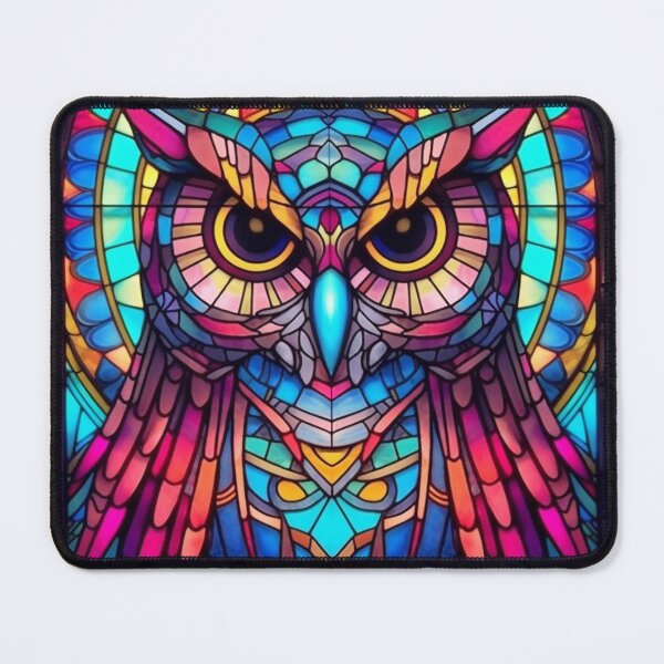 Item preview, Magical Stained Glass Owl Pattern designed and sold by Desfix.