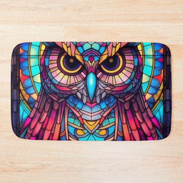 Item preview, Magical Stained Glass Owl Pattern designed and sold by Desfix.