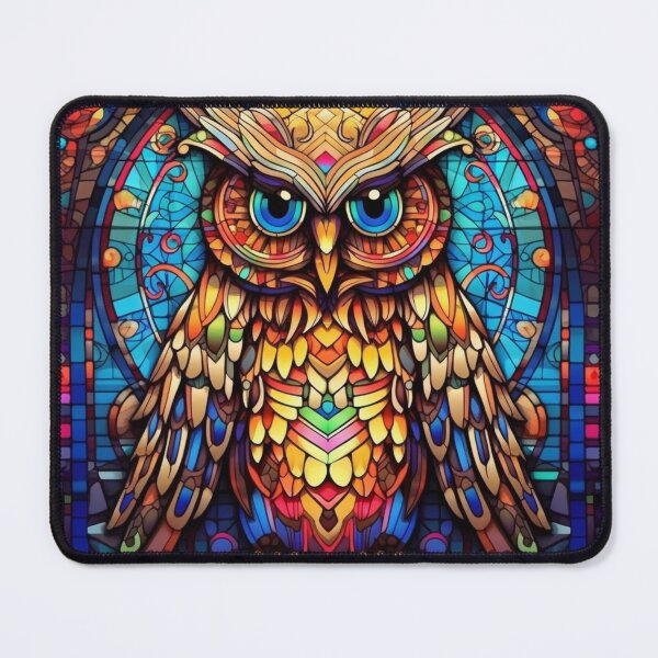 Item preview, Magical Stained Glass Owl Pattern designed and sold by Desfix.