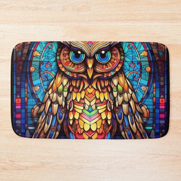 Item preview, Magical Stained Glass Owl Pattern designed and sold by Desfix.