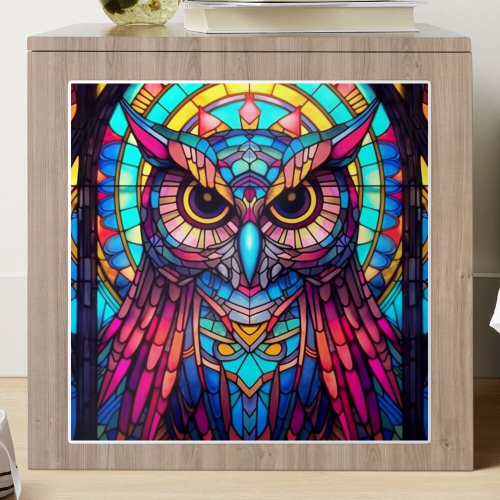 Diamond Art Stain Glass Owl Diamond Painting