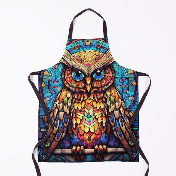 Item preview, Magical Stained Glass Owl Pattern designed and sold by Desfix.