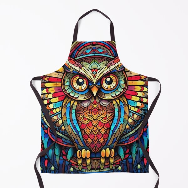 Item preview, Magical Stained Glass Owl Pattern designed and sold by Desfix.