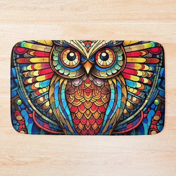 Item preview, Magical Stained Glass Owl Pattern designed and sold by Desfix.