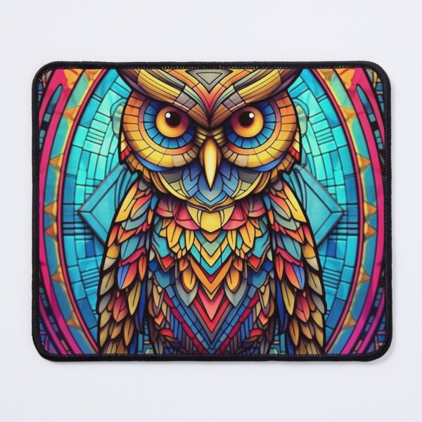 Item preview, Magical Stained Glass Owl Pattern designed and sold by Desfix.