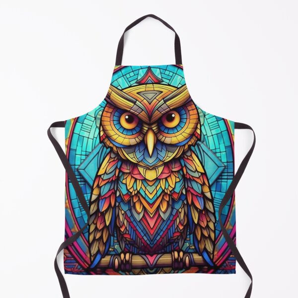 Item preview, Magical Stained Glass Owl Pattern designed and sold by Desfix.