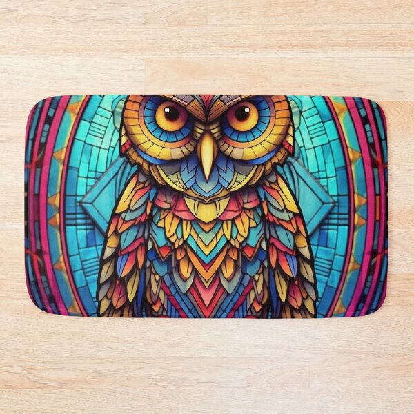 Item preview, Magical Stained Glass Owl Pattern designed and sold by Desfix.