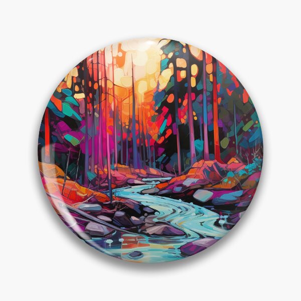 Item preview, Cascading falls on the river 3 designed and sold by Red Witch Art.
