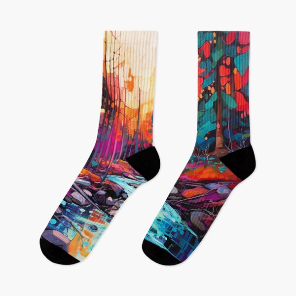 Item preview, Cascading falls on the river 3 designed and sold by Red Witch Art.