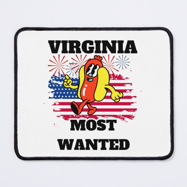 Item preview, 4th Of July, VIRGINIA Most Wanted Wiener designed and sold by ShopULove.