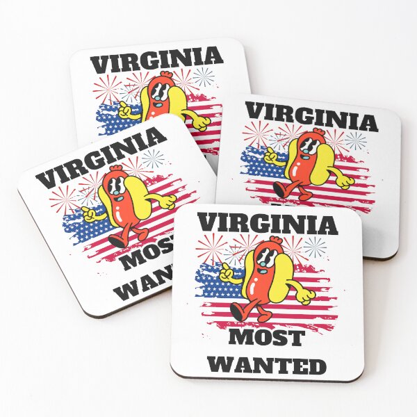 Item preview, 4th Of July, VIRGINIA Most Wanted Wiener designed and sold by ShopULove.