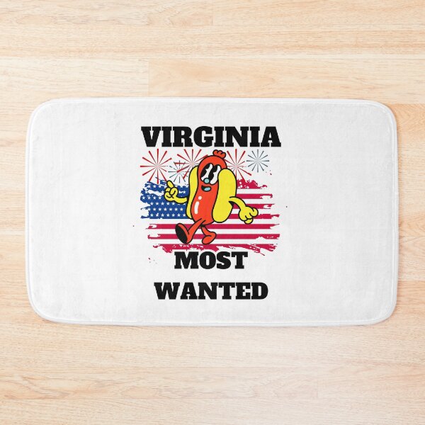 Item preview, 4th Of July, VIRGINIA Most Wanted Wiener designed and sold by ShopULove.