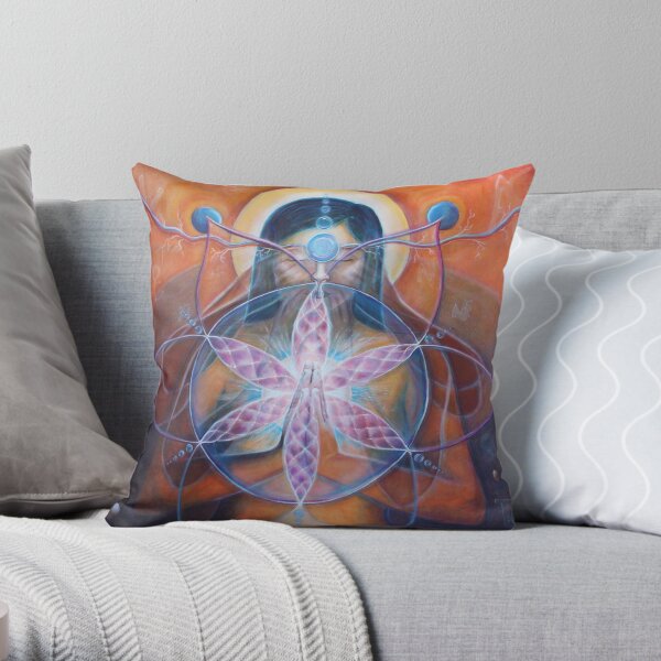 Sigillum Sapientia et Virtus Throw Pillow