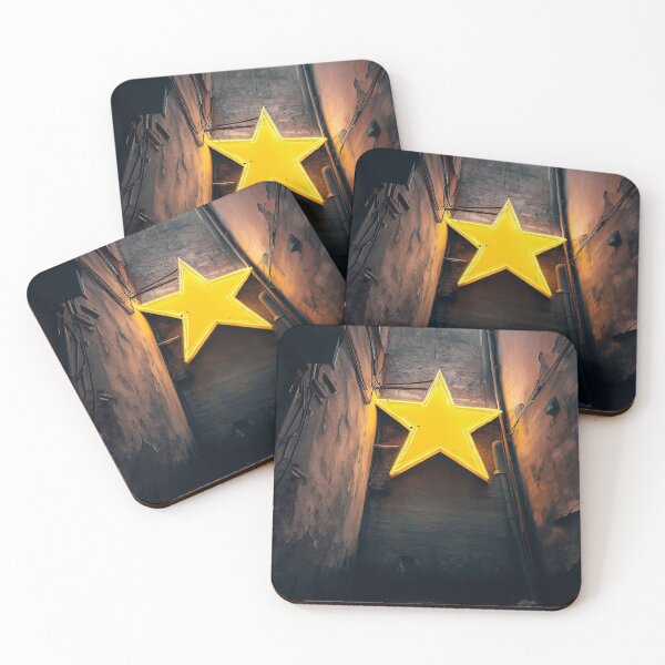 Item preview, Neon light on urban wall: yellow star designed and sold by Reinvention.