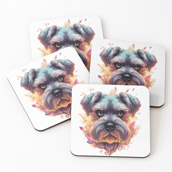 Item preview, Funny border terrier pastel watercolor splash designed and sold by TomFrontierArt.