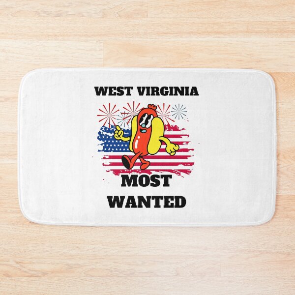 Item preview, 4th Of July, WEST VIRGINIA Most Wanted Wiener designed and sold by ShopULove.