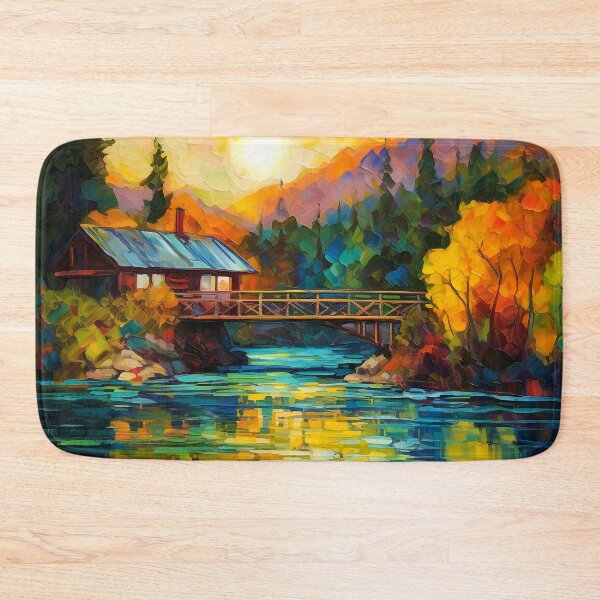Item preview, Cascading falls on the river 4 designed and sold by Red Witch Art.