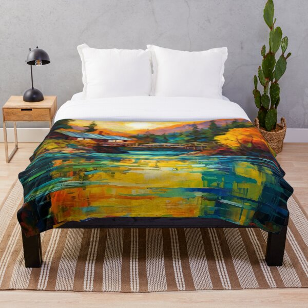 Item preview, Cascading falls on the river 4 designed and sold by Red Witch Art.
