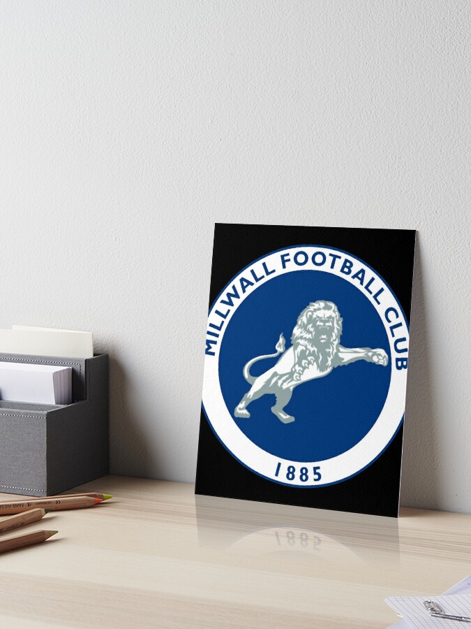 Millwall FC logo with stripes | Art Board Print