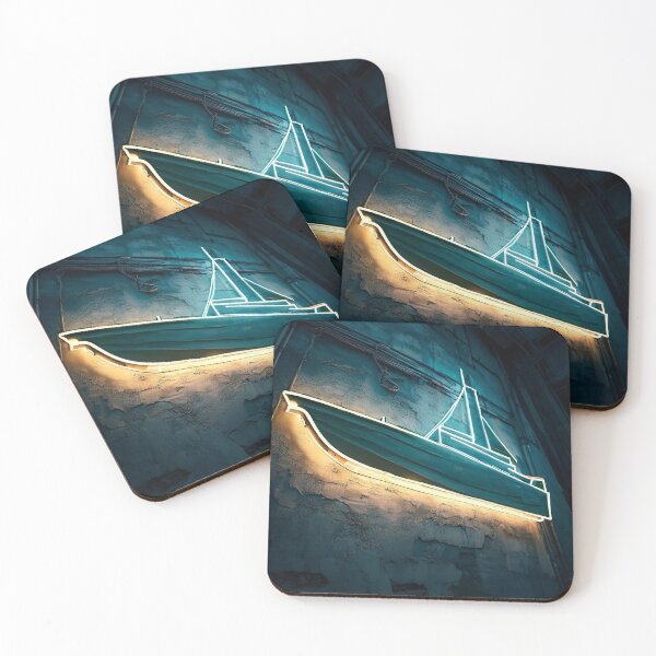 Item preview, Neon light on urban wall: sail boat  designed and sold by Reinvention.