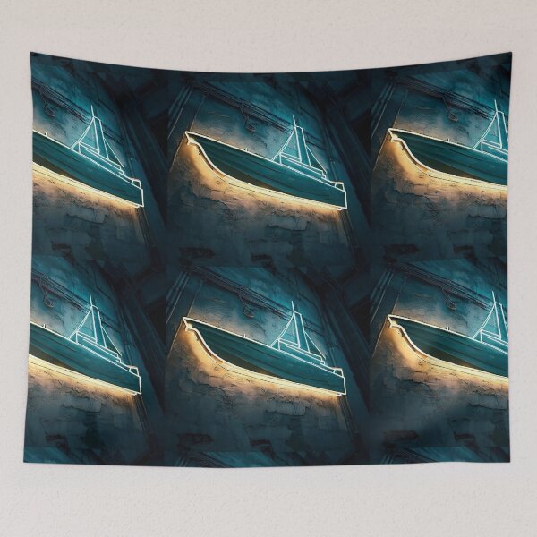Item preview, Neon light on urban wall: sail boat  designed and sold by Reinvention.
