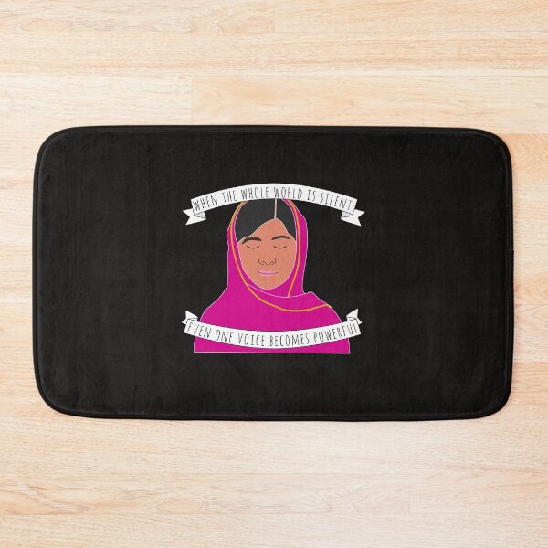 Item preview, Malala - When The Whole World Is Silent Sticker designed and sold by DerekWolff.