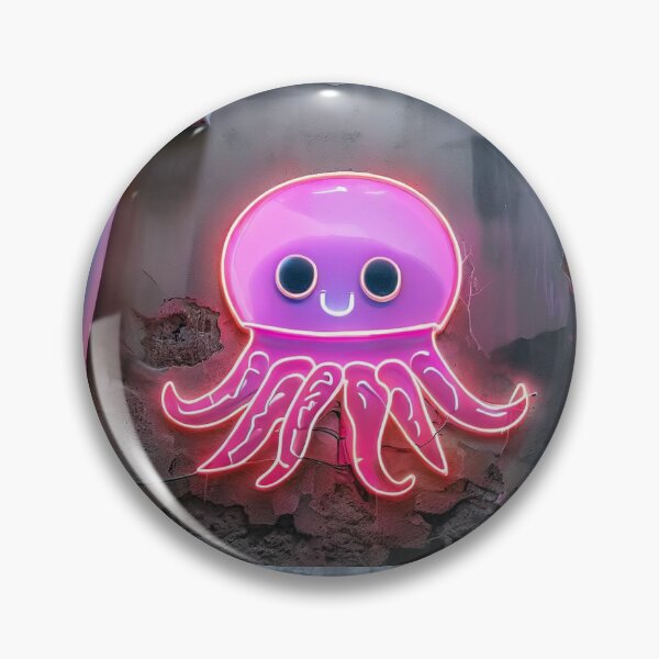 Item preview, Neon light on urban wall: cute octopus  designed and sold by Reinvention.