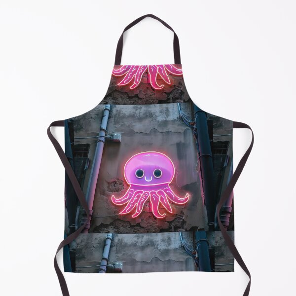 Item preview, Neon light on urban wall: cute octopus  designed and sold by Reinvention.