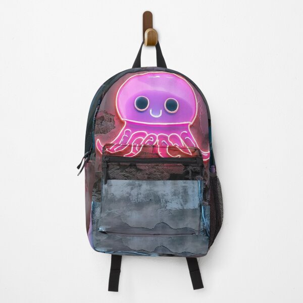 Item preview, Neon light on urban wall: cute octopus  designed and sold by Reinvention.
