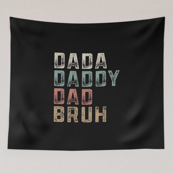 Item preview, Vintage Dada Daddy Dad Bruh Funny Sarcastic Quote Teenage Slang for Father designed and sold by alenaz.