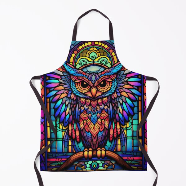 Item preview, Magical Stained Glass Owl Pattern designed and sold by Desfix.