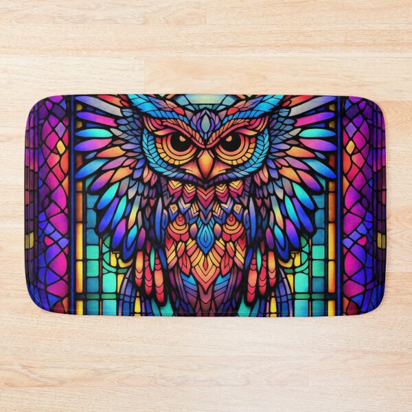 Item preview, Magical Stained Glass Owl Pattern designed and sold by Desfix.