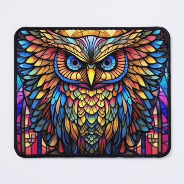 Item preview, Magical Stained Glass Owl Pattern designed and sold by Desfix.