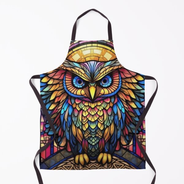 Item preview, Magical Stained Glass Owl Pattern designed and sold by Desfix.