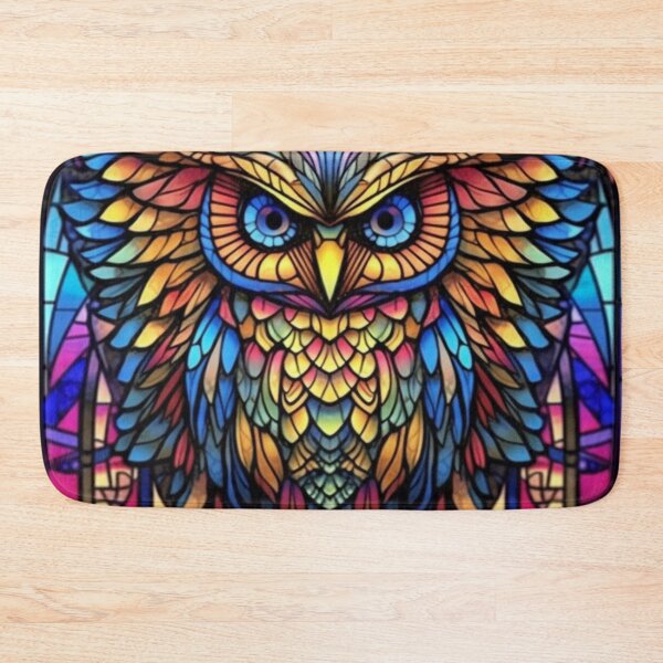 Item preview, Magical Stained Glass Owl Pattern designed and sold by Desfix.