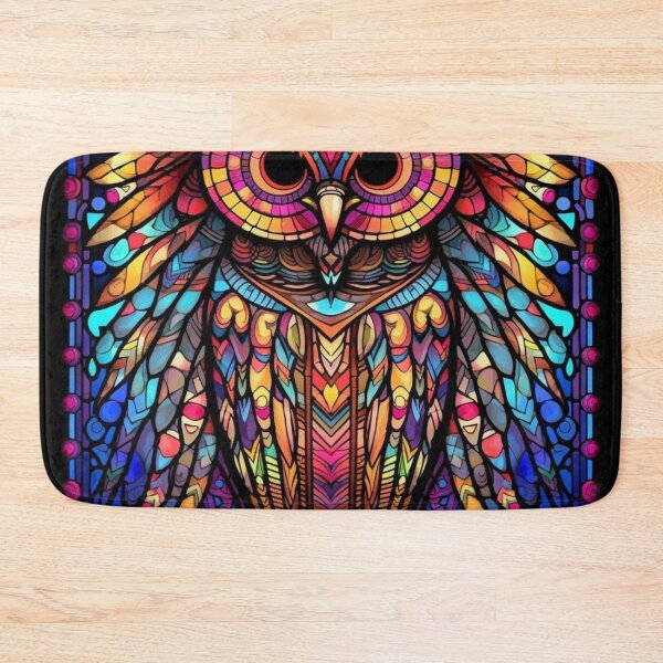 Item preview, Magical Stained Glass Owl Pattern designed and sold by Desfix.