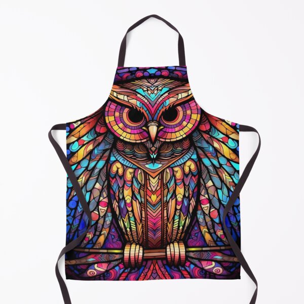 Item preview, Magical Stained Glass Owl Pattern designed and sold by Desfix.