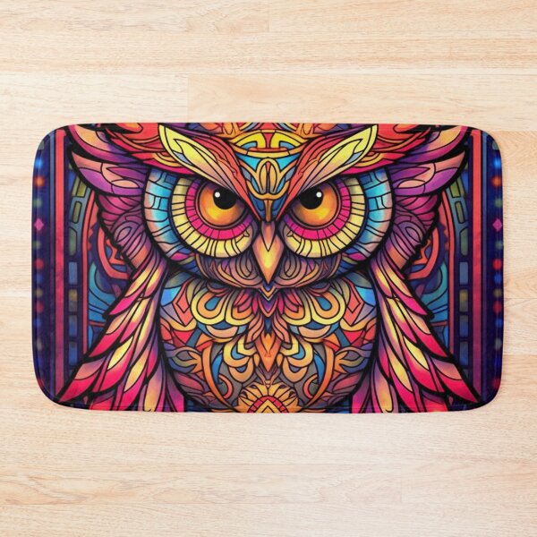 Item preview, Magical Stained Glass Owl Pattern designed and sold by Desfix.