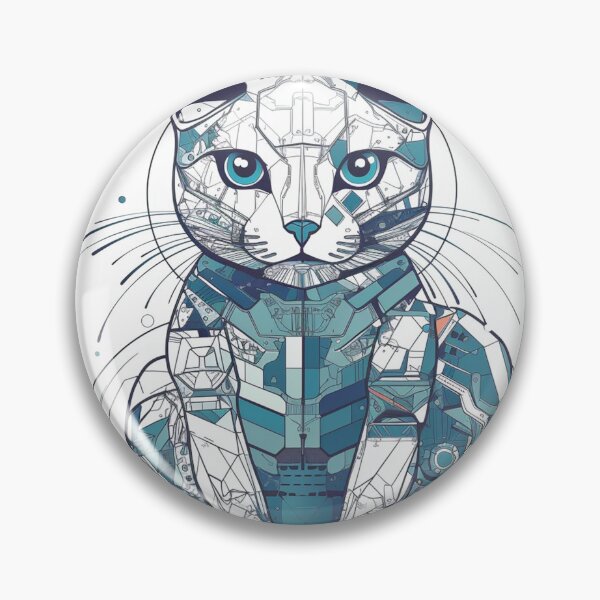 Item preview, FuturaFeline Chartreux: High-Tech, Fur-Approved Cat Breeding Guide - Radiography-Inspired with Touch Fastener Closure designed and sold by DooodleGod.