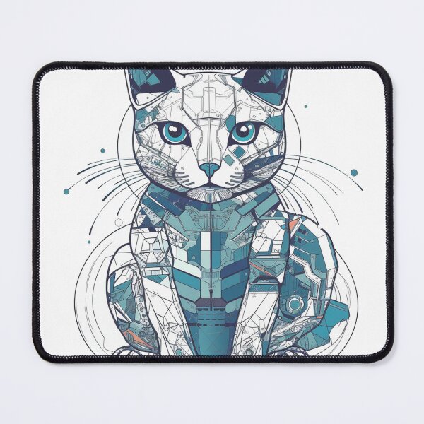 Item preview, FuturaFeline Chartreux: High-Tech, Fur-Approved Cat Breeding Guide - Radiography-Inspired with Touch Fastener Closure designed and sold by DooodleGod.