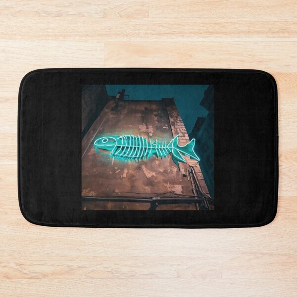 Item preview, Neon light on urban wall: fishbone designed and sold by Reinvention.