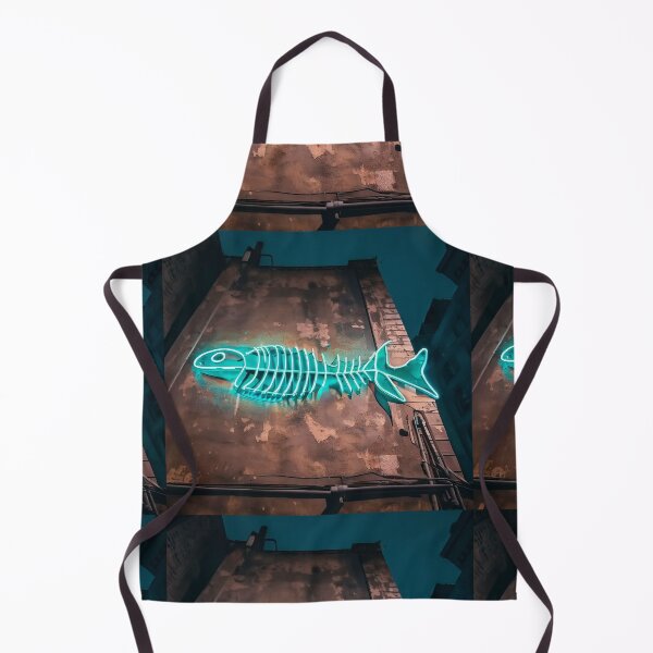 Item preview, Neon light on urban wall: fishbone designed and sold by Reinvention.