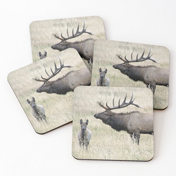 Item preview, Bull Elk and Calf designed and sold by bhagenson.