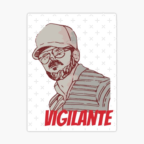 Gary Plauche Vigilante  Sticker for Sale by arnoreginefxs