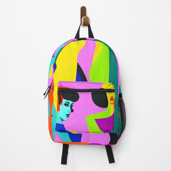 Item preview, Vibrant Pop art abstract style of three fashion models posing designed and sold by mahercara.