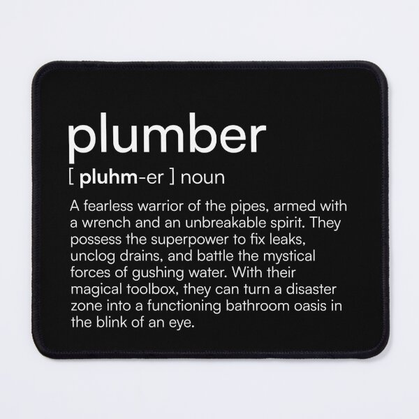 Item preview, Plumber Definition designed and sold by Merchgard.