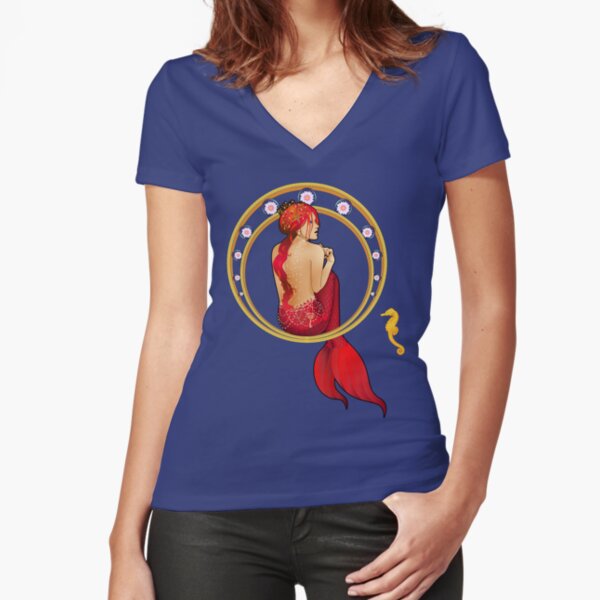 Fitted V-Neck T-Shirt
